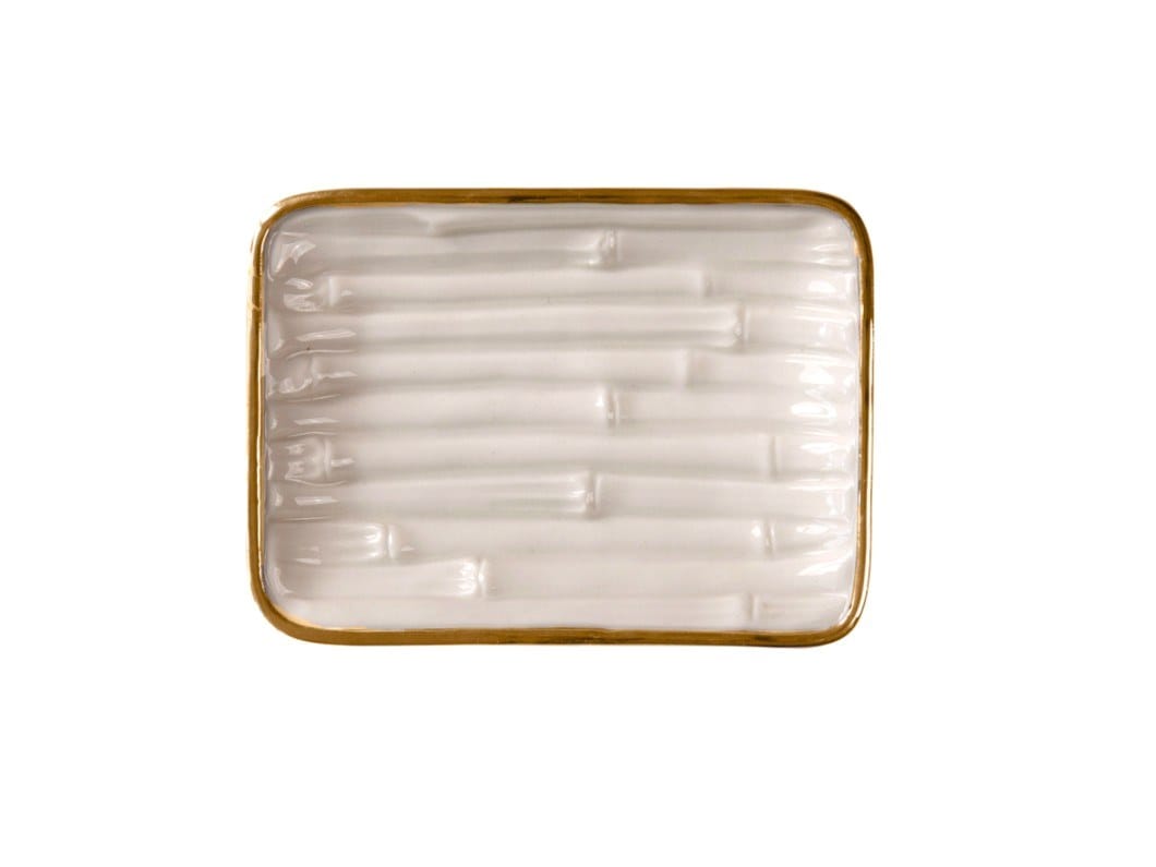 Фарфоровая подставка для мыла VILLARI Бамбук ARCH-00003056 - Вид №1