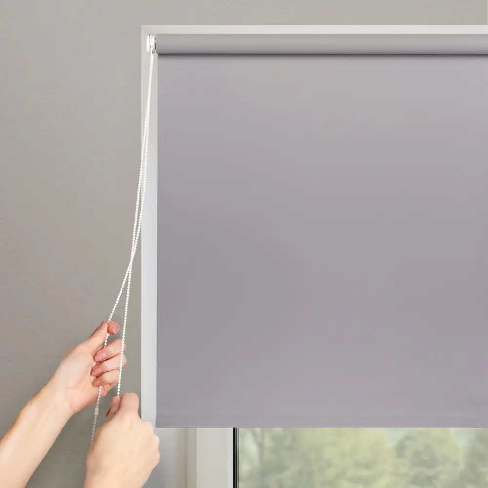 Штора рулонная блэкаут 160x175 см серая PRAKTO BLACKOUT STLM-2185157 - Вид №5