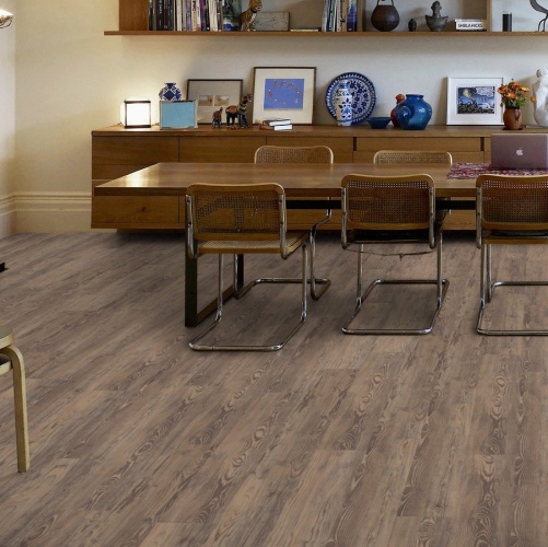 Пробка Wicanders Authentica Antique Smoked Pine (Гладкая) 1220х185 мм E1XB001 - Вид №53