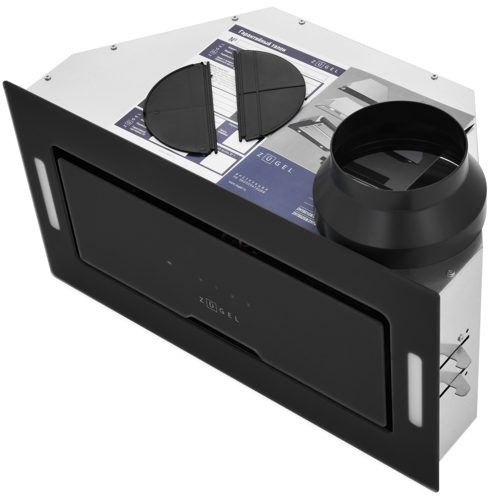 9175464 Вытяжка полновстраиваемая ZUGEL ZHI524GB черный/черный STDN-0100838 - Вид №18