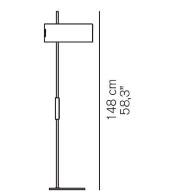 Металлический торшер Oluce 1953 ARCH-00148030 - Вид №2