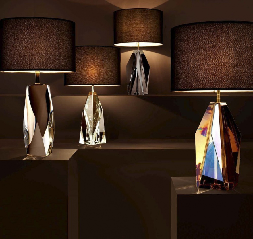 Настольная лампа Setai от Eichholtz Прозрачный 110359 EICHHOLTZ ВАЗА 061677 Прозрачный;черный  - Вид №2