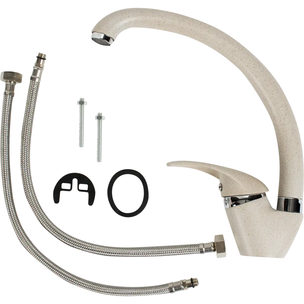 Кухонный смеситель Santreyd Primavera Matera бежевый 13 см 82126214 PV-22 STLM-0019801 - Вид №2