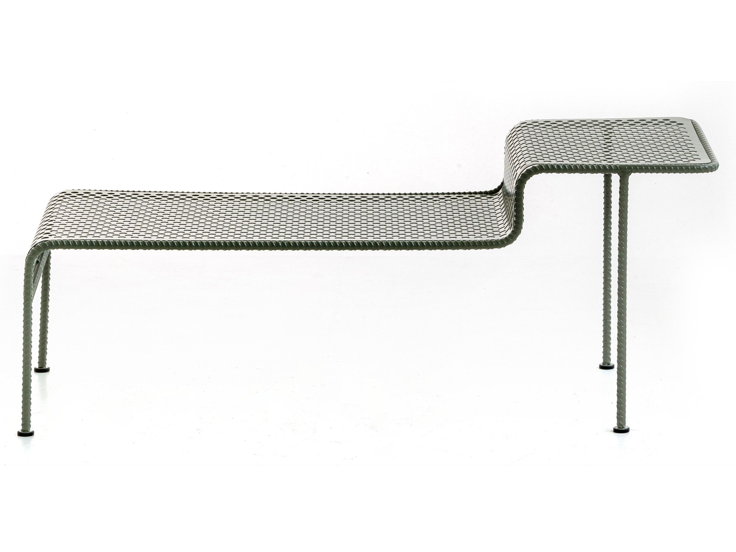 Прямоугольный стальной журнальный столик MOROSO Work is Over ARCH-00000055 - Вид №1