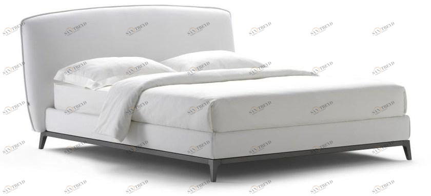 Flou Кровать из ткани с мягким изголовьем Olivier sun-id-1466228