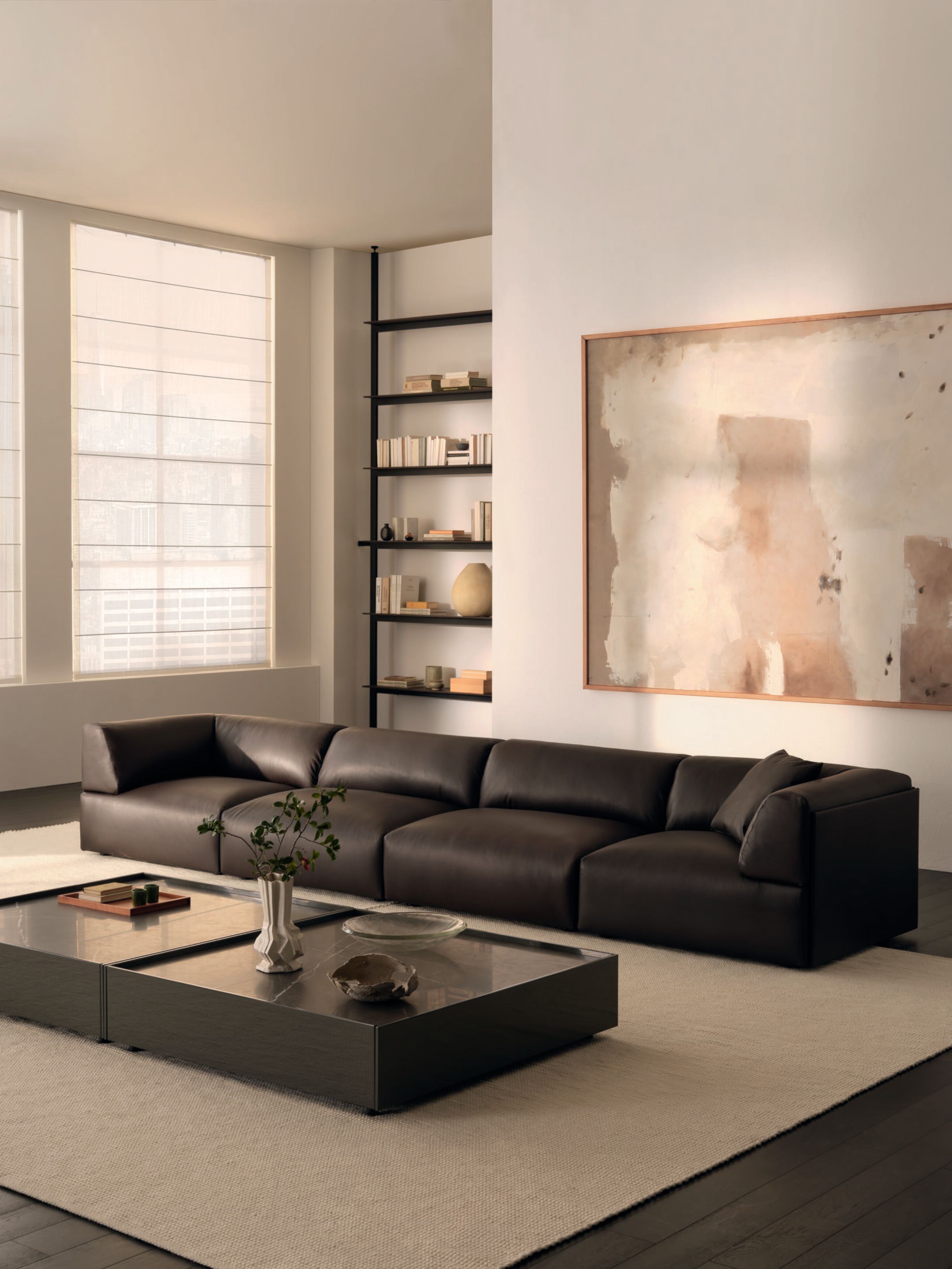 Кожаный модульный диван DE PADOVA HYBLA ARCH-00040942 - Вид №8