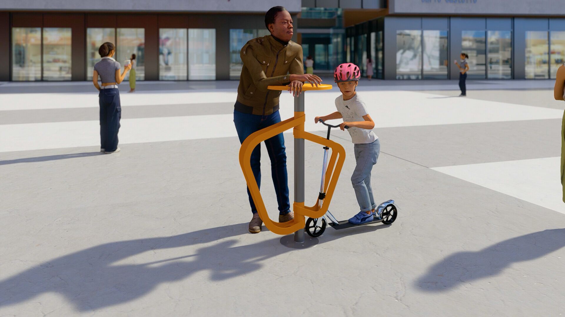 Стальная стойка для велосипедов CITYSì Pivot ARCH-00082333 - Вид №13