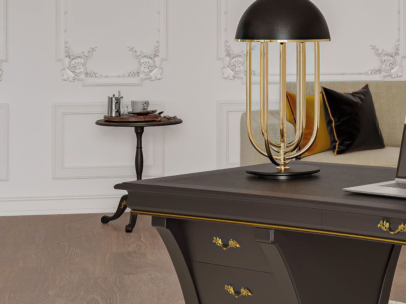 Круглый деревянный журнальный столик для гостиной GUERRA VANNI Studio Privè ARCH-00033927 - Вид №1