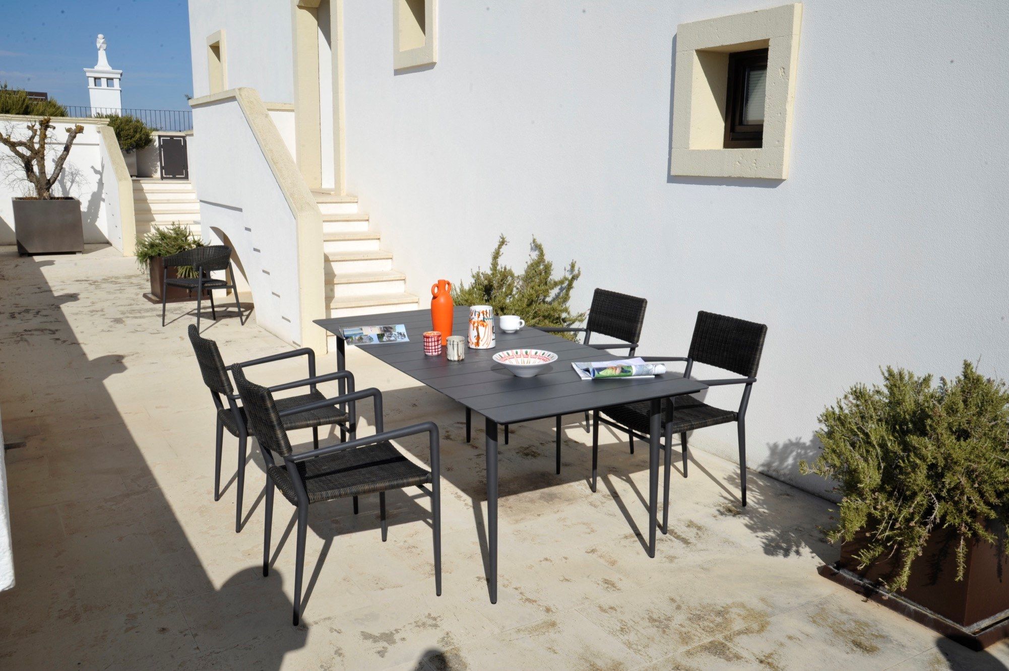 Алюминиевый прямоугольный садовый стол Unopiù EXPERIENCE ARCH-00151017 - Вид №5