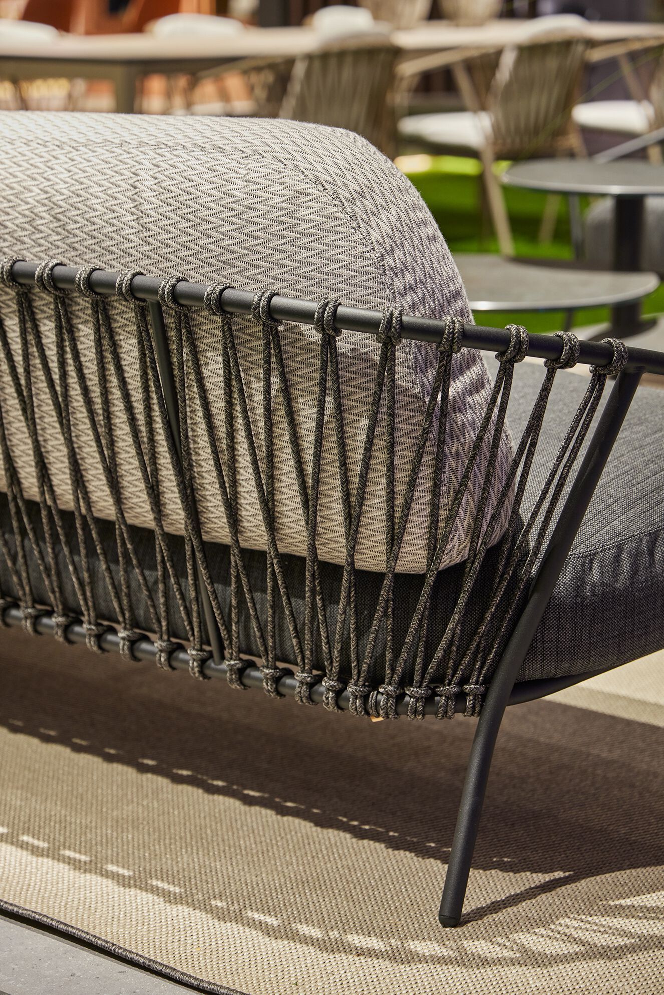 2-местный садовый диван из нержавеющей стали MUSOLA Baga ARCH-00103270 - Вид №8