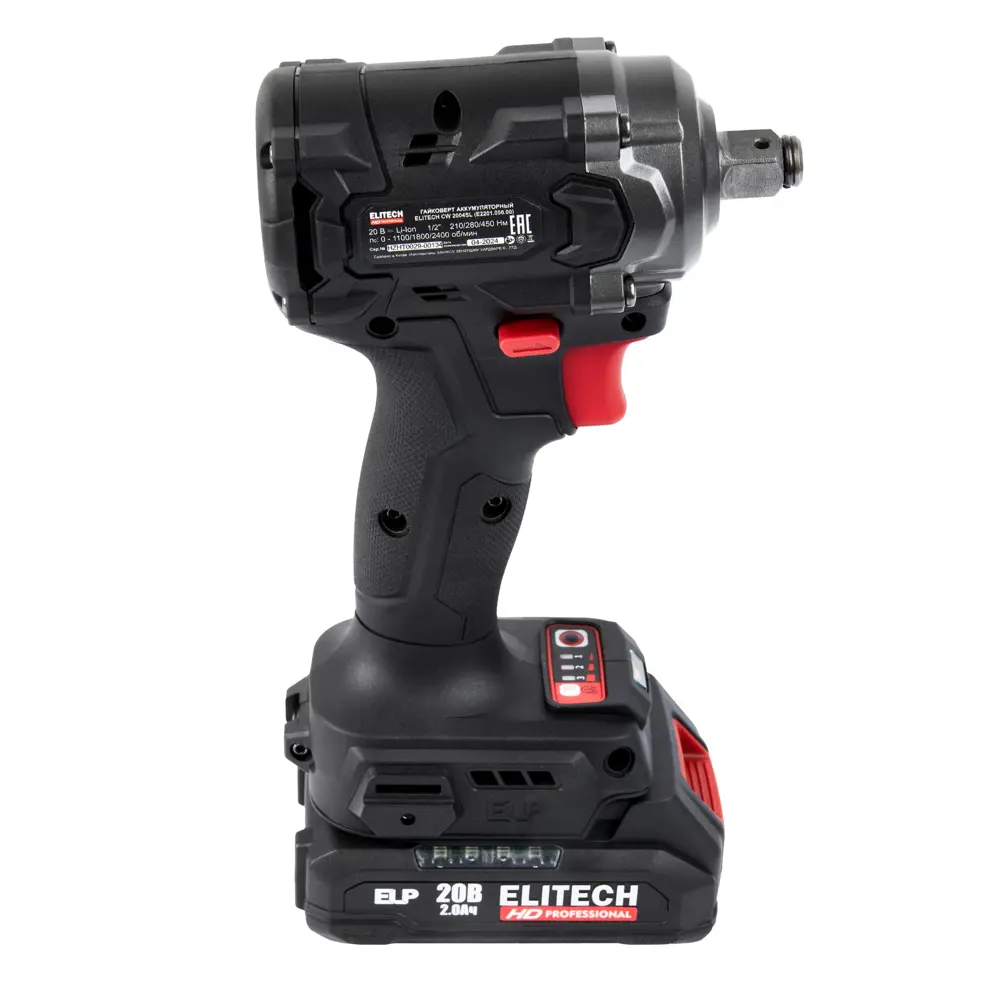 Аккумуляторный гайковерт ELITECH HD CW 2004SL для профессионального применения 89391488 STLM-1514706 - Вид №8