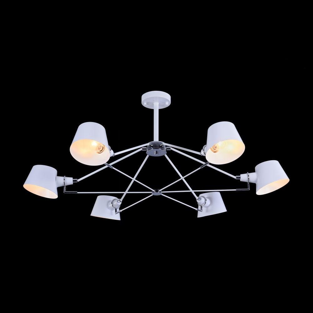 Подвесная люстра Freya Abigail FR5038-CL-06-W белая FREYA ДИЗАЙНЕРСКИЕ, ABIGAIL WHITE 187980 Белый  - Вид №3