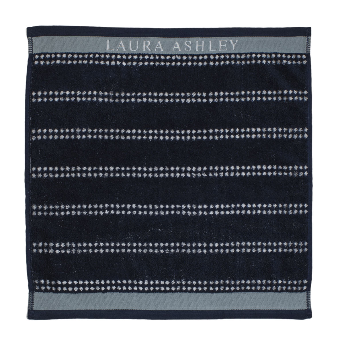 180815 Полотенце Midnight Stripe Horizontal 50x50 См Laura Ashley 