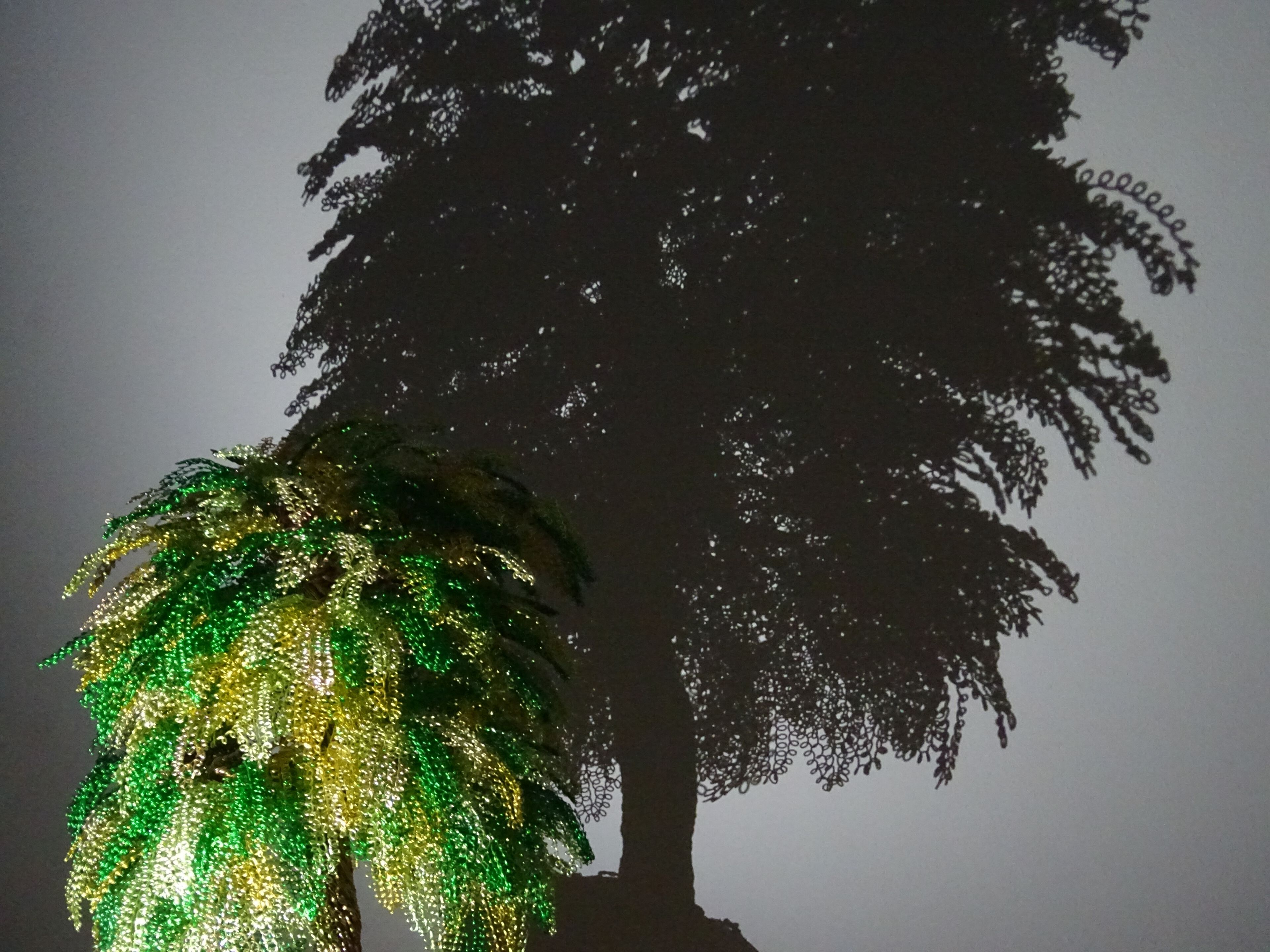 Скульптура из алюминия и оливкового дерева Mosche Bianche Zen Bonsai ARCH-00101351 - Вид №7