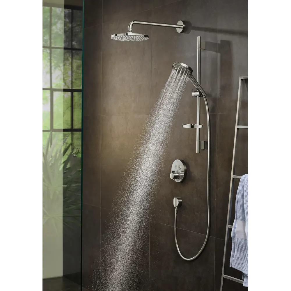 Лейка для душа Raindance PowderRain120 3 режима цвет хром 82376395 STLM-2191553 Hansgrohe - Вид №9