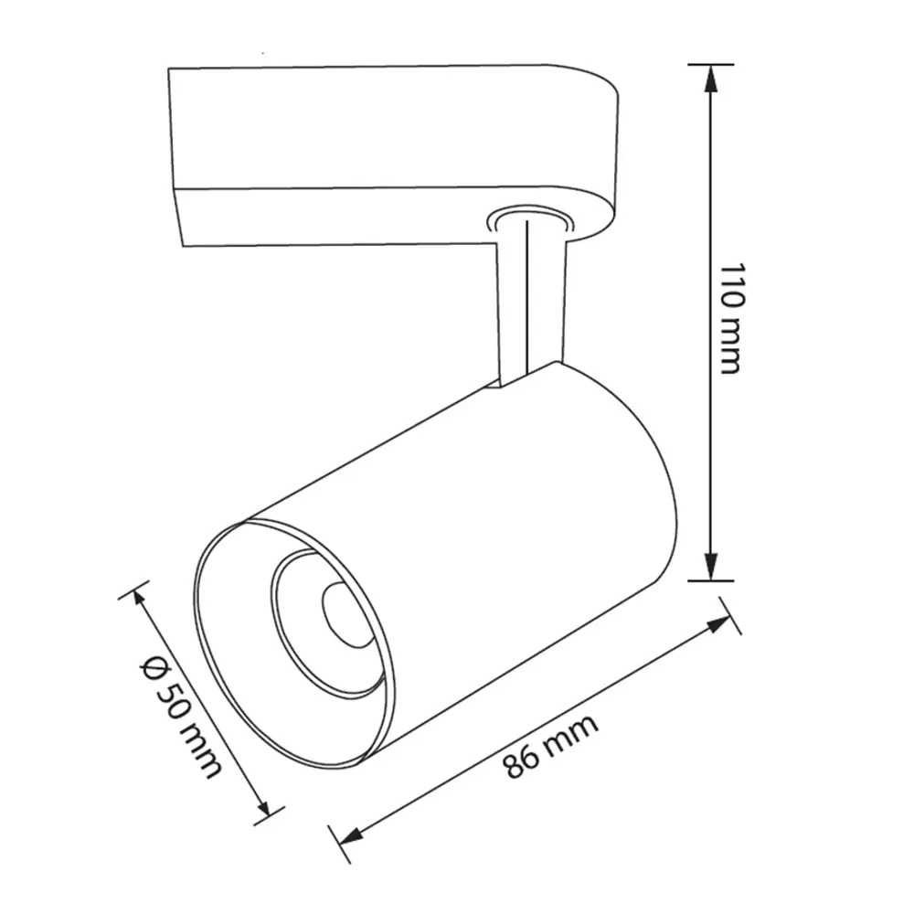 Комплект трековой системы светодиодный Volpe ULB-Q291 8 Вт 9 м² цвет белый STLM-2194511 - Вид №2