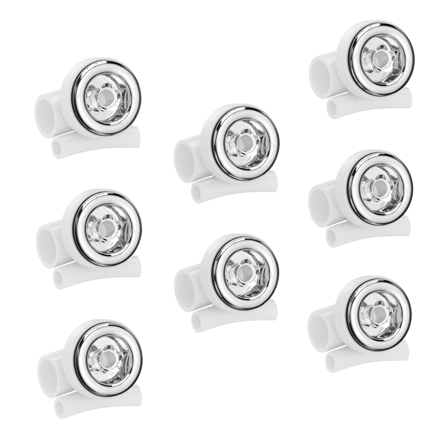 У37568 HD 8 форсунок цвет Хромированный 1 Marka Россия 