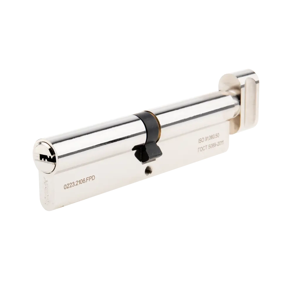 Цилиндровый механизм APECS Pro LM-120-C-NI с защитой от взлома 84168072 SM STLM-0894595