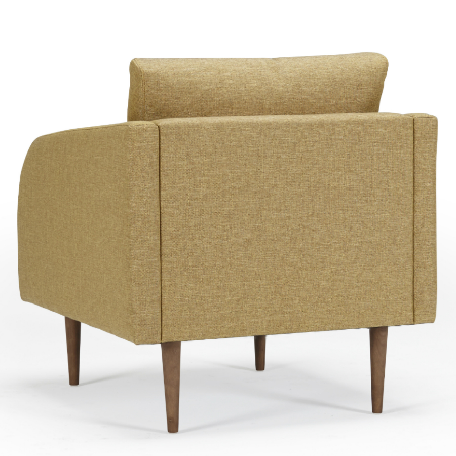 Кресло Hugo с ножками из дуба/ореха, песочное Kragelund 37001248241 - Вид №4