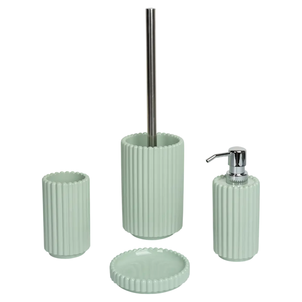 Ёршик для унитаза Vidage Наварра полирезин цвет мятный STLM-2146972 - Вид №3