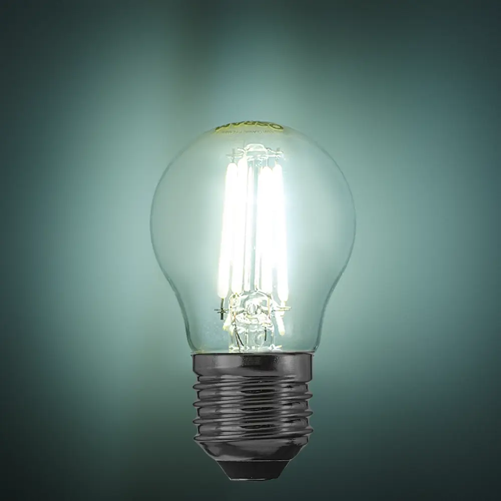 Лампа светодиодная Osram Р E27 220/240 В 4 Вт шар 470 лм холодный белый свет 85306947 STLM-2062479  - Вид №2
