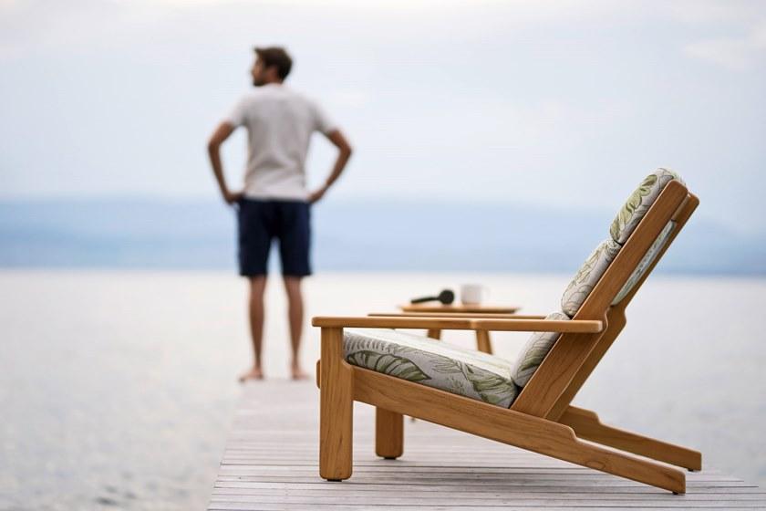 Varaschin Шезлонг из тика с подлокотниками Bali 2384 - Вид №7