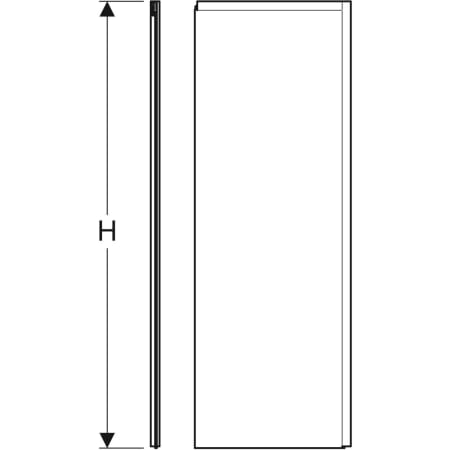 558.308.00.1 Задний элемент Porsgrund Showerama 10-5 Geberit  - Вид №3