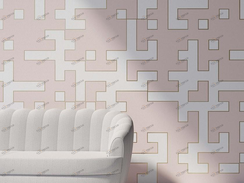 YO2 Металлические геометрические обои на флизелине Modern foils sun-id-1508551