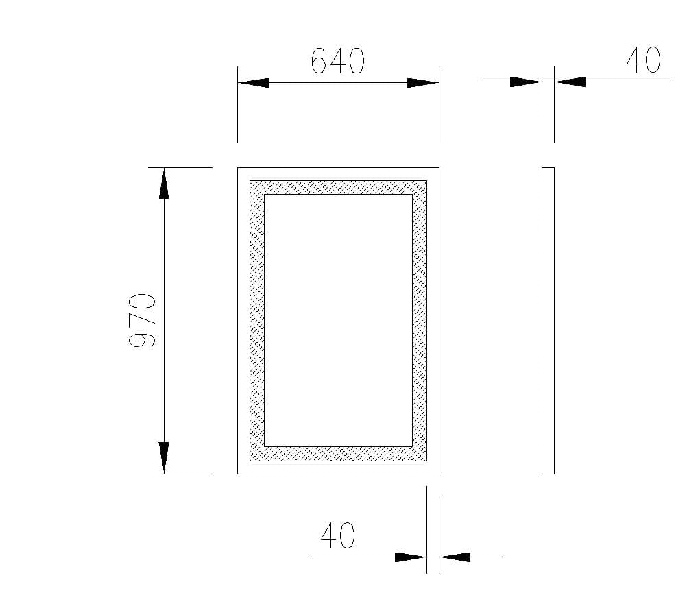 Прямоугольное зеркало со встроенным настенным освещением Spekkio Star LED ARCH-00112042 - Вид №3