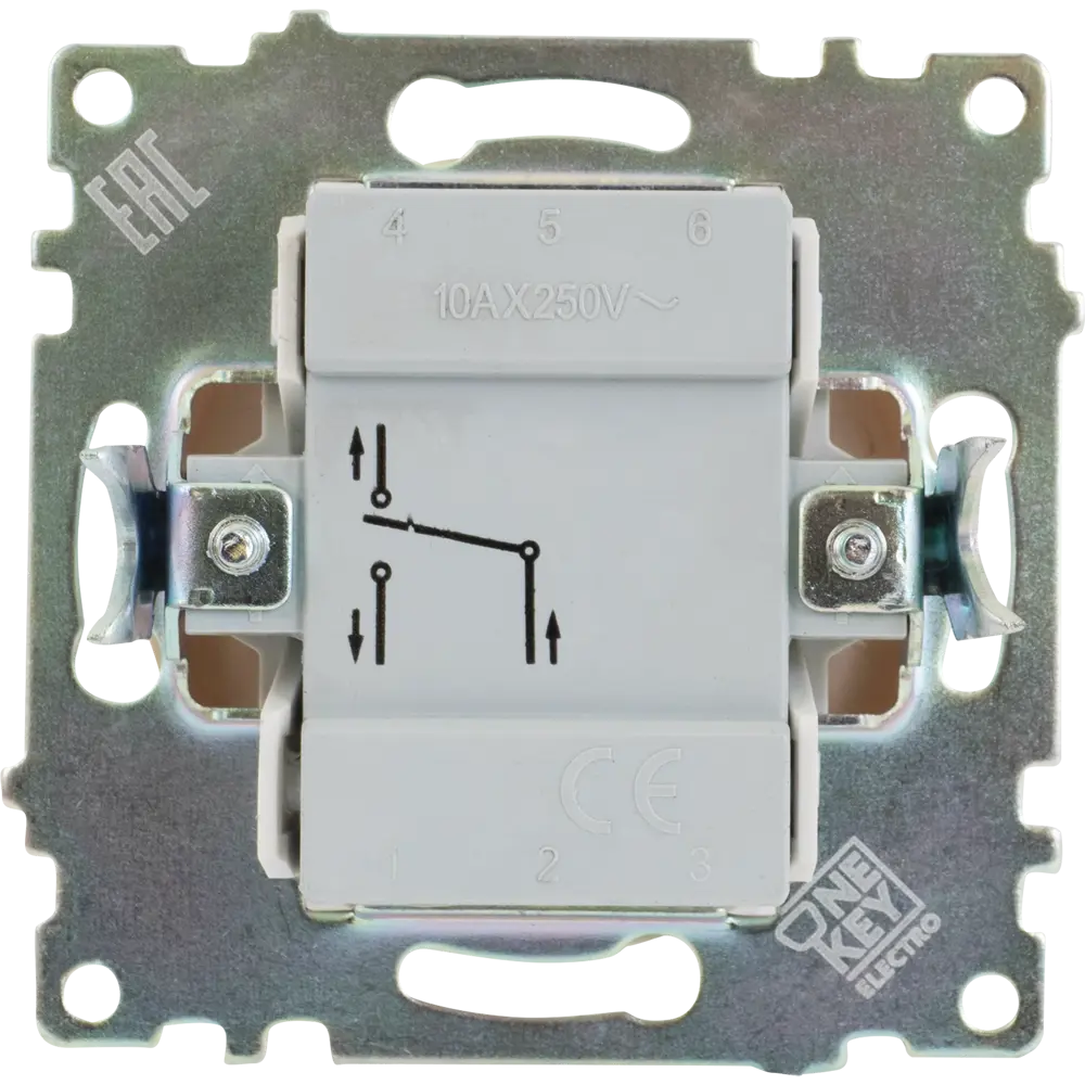 Выключатель проходной встраиваемый Onekey Florence 1 клавиша, цвет бежевый 82126992 STLM-2061984 ONEKEYELECTRO - Вид №3