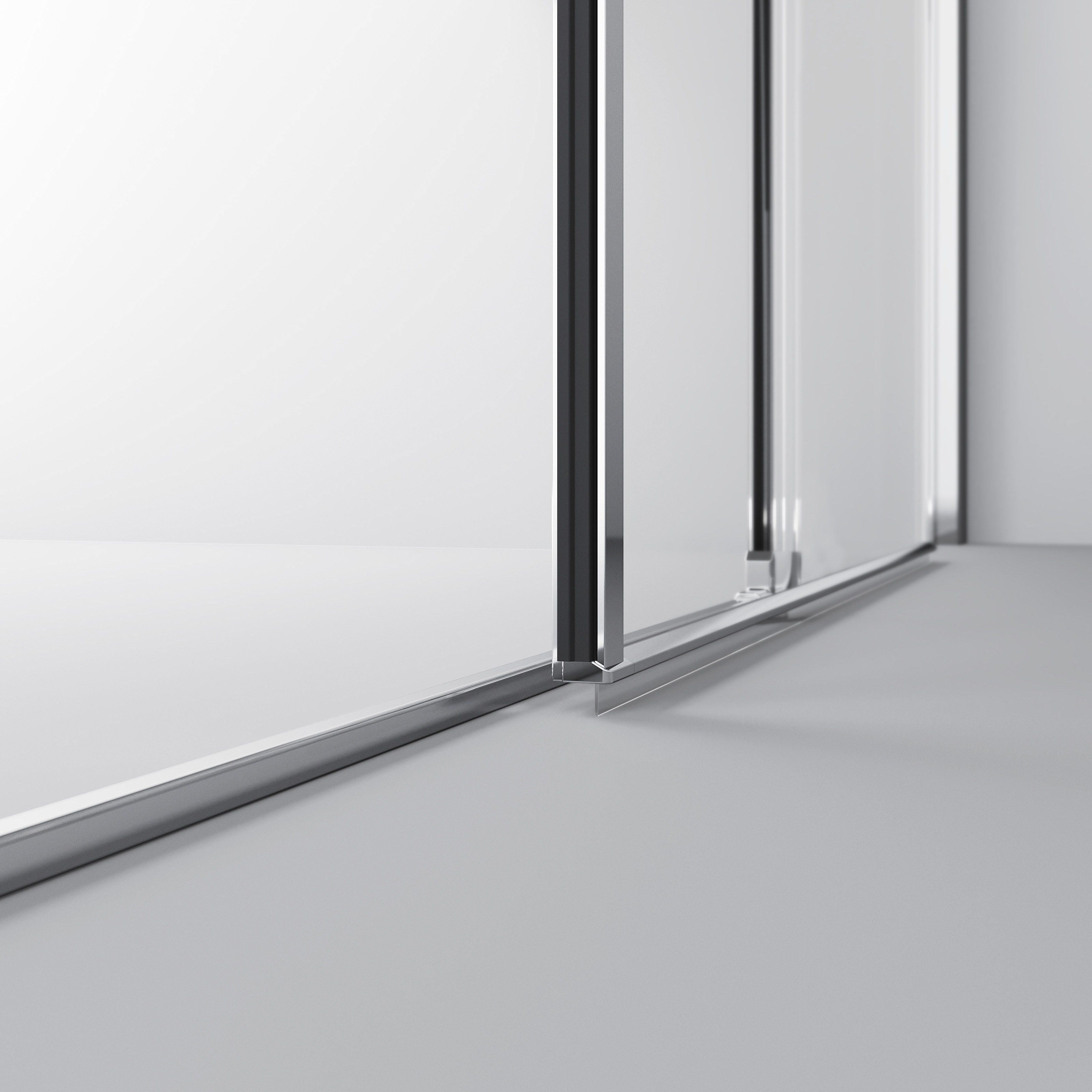 Алюминиевая и стеклянная душевая кабина с раздвижной дверью DUKA вода 5000 ARCH-00071644 - Вид №14