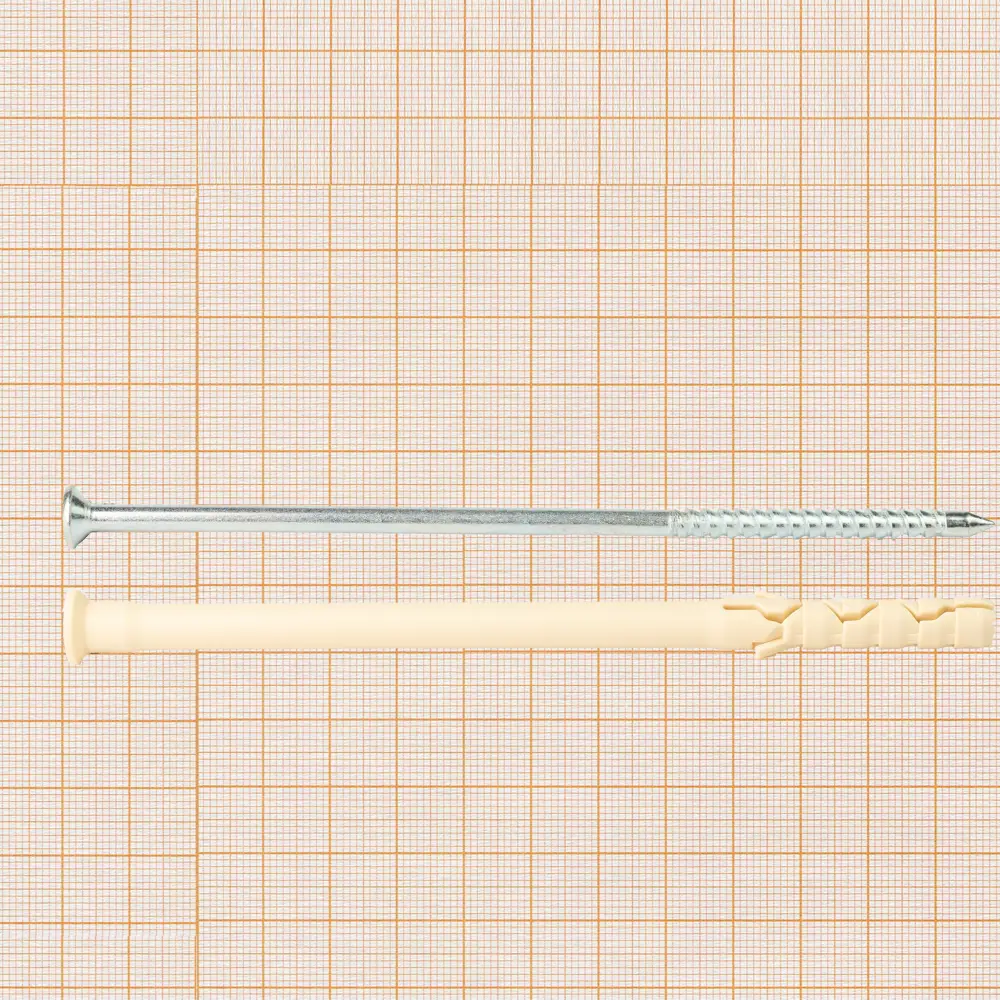 Дюбель-гвоздь потайной Европартнер нейлон 8x140 мм 10 шт STLM-2031728 - Вид №3