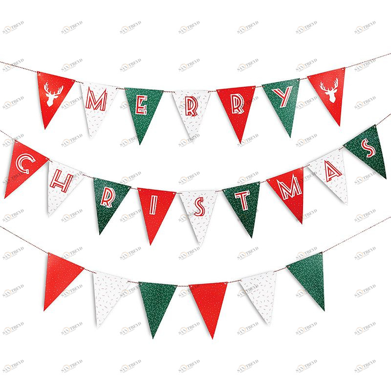 Гирлянда для вечеринки Christmas Doiy DYFLAGSXM