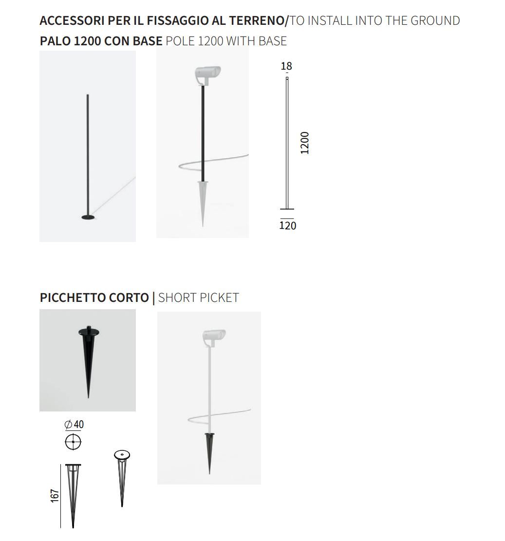 Регулируемый алюминиевый светодиодный прожектор Lucifero's буколический ARCH-00119469 - Вид №5