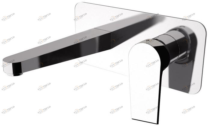 Rubinetterie Mariani Смеситель для умывальника настенный с аэратором Artic 565-at