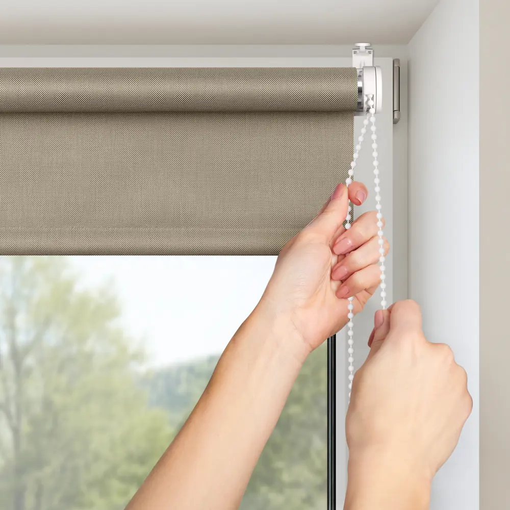 INSPIRE Screen — рулонная штора серо-бежевая 80×190 см 84178255 STLM-0046943 - Вид №11