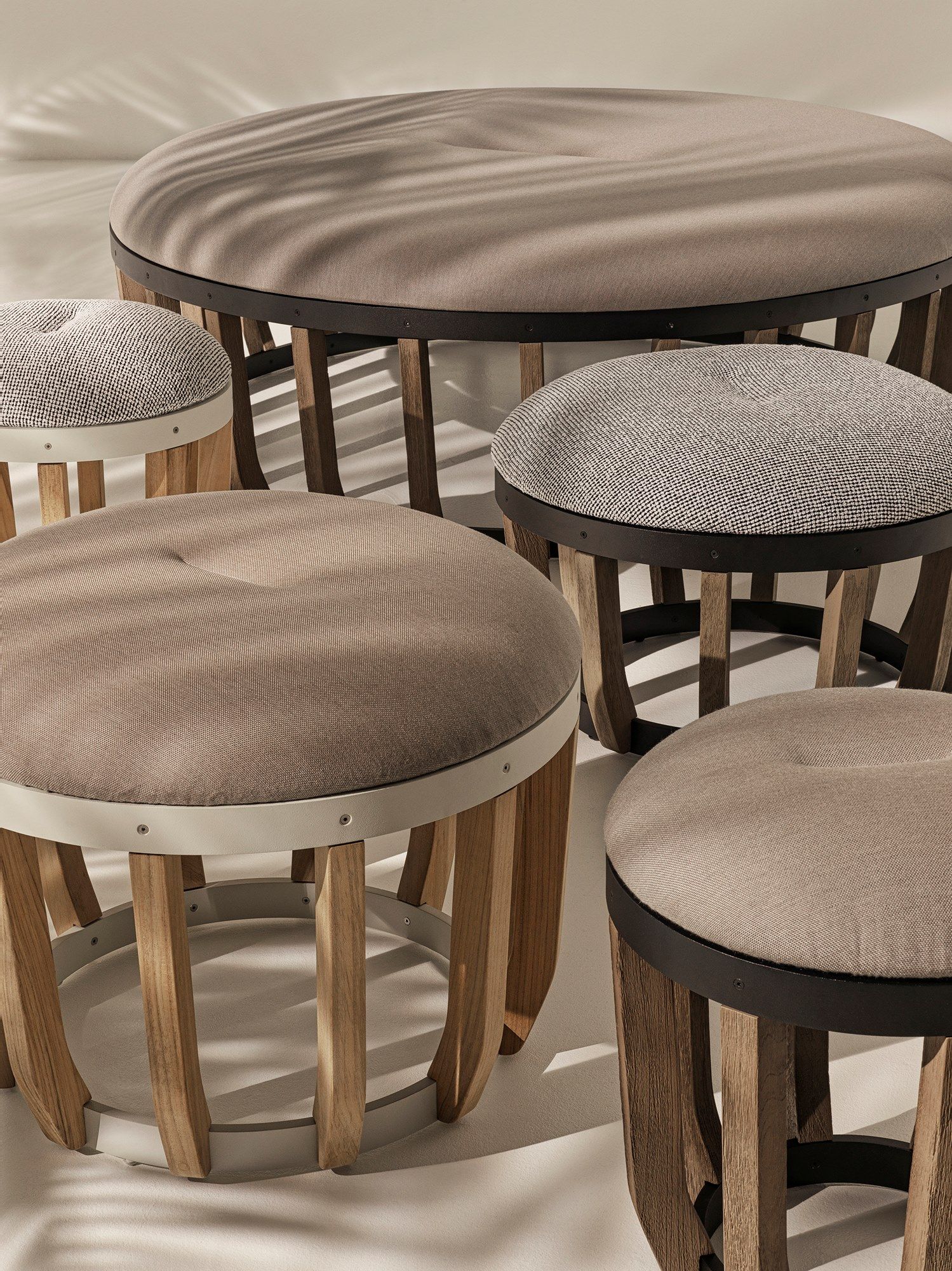 Ткань круглый сад пуфик Ethimo качели ARCH-00084534 - Вид №2