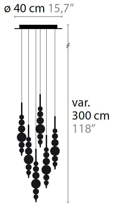 ILFARI Подвесной светильник в современном стиле с прямым светом из стекла Tears from moon sun-id-1496791 - Вид №1