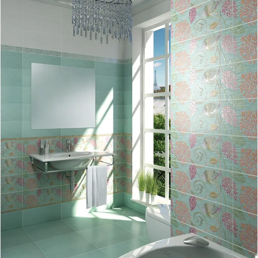 Плитка настенная «Пленэр» 20х50 см 1 м2 цвет белый 17126291 STLM-2074563 Kerama Marazzi  - Вид №1