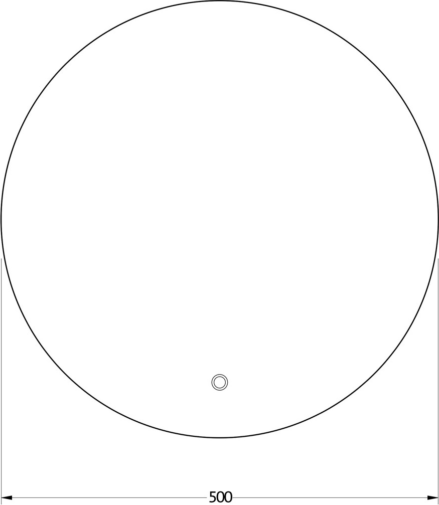 BY 2652 Зеркало с LED-подсветкой 12 W EVOFORM Ledshine - Вид №1