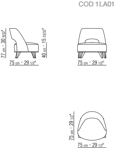 Flexform Кресло Ermione sun-id-1497049 - Вид №1