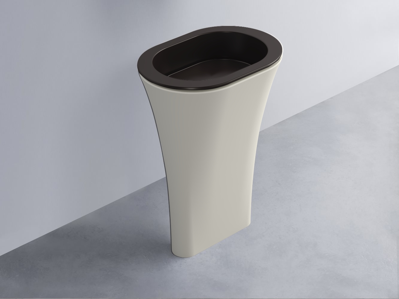 AMLA65-LV+AMPILO-LV+AMCOLO-TL Раковина Amedeo Ovale отдельностоящая cielo Enjoy + Amedeo Ceramica Cielo