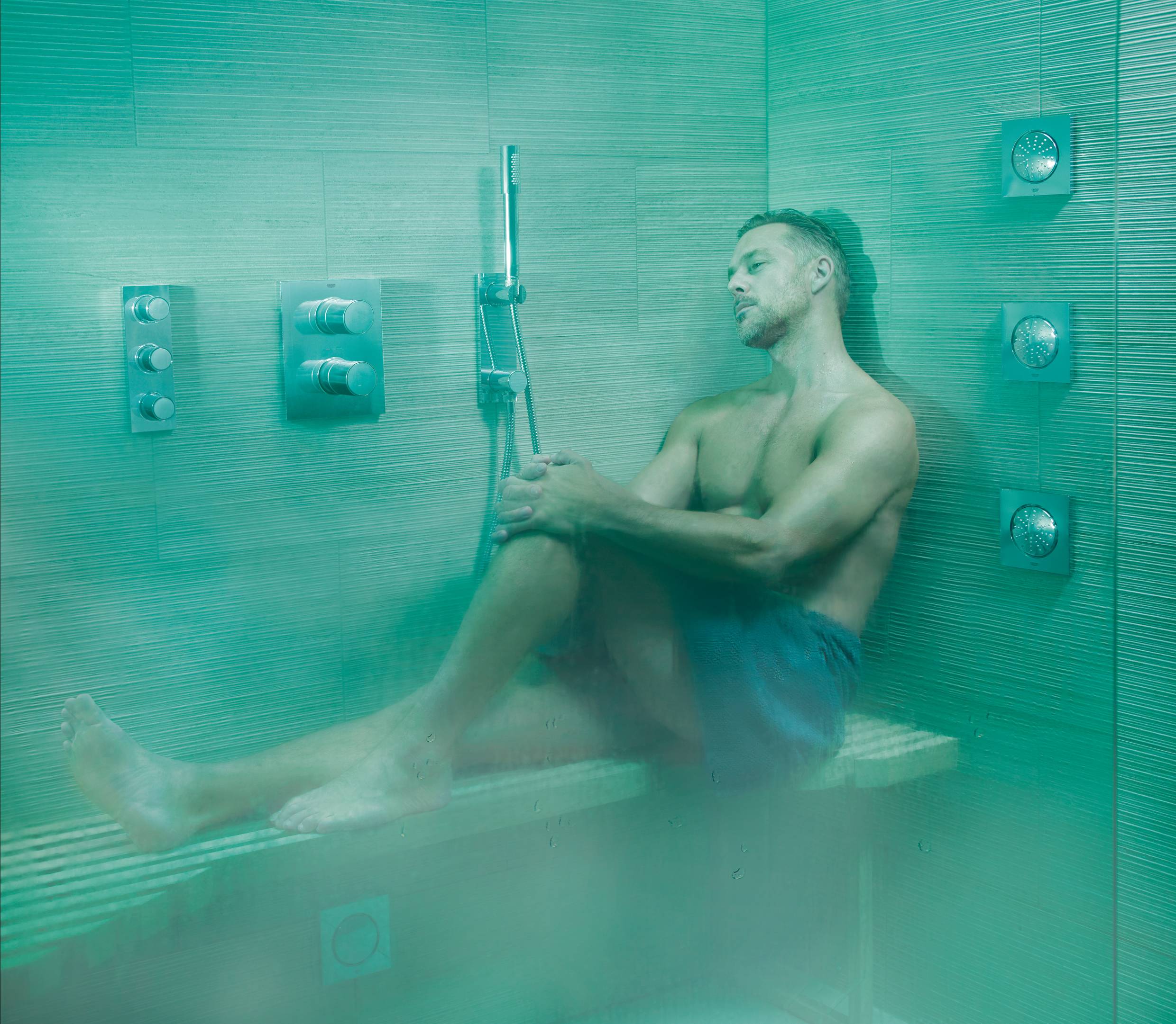 Внешняя часть вентиля GROHE Grohtherm F, 3 выхода, хром (27625000) - Вид №5