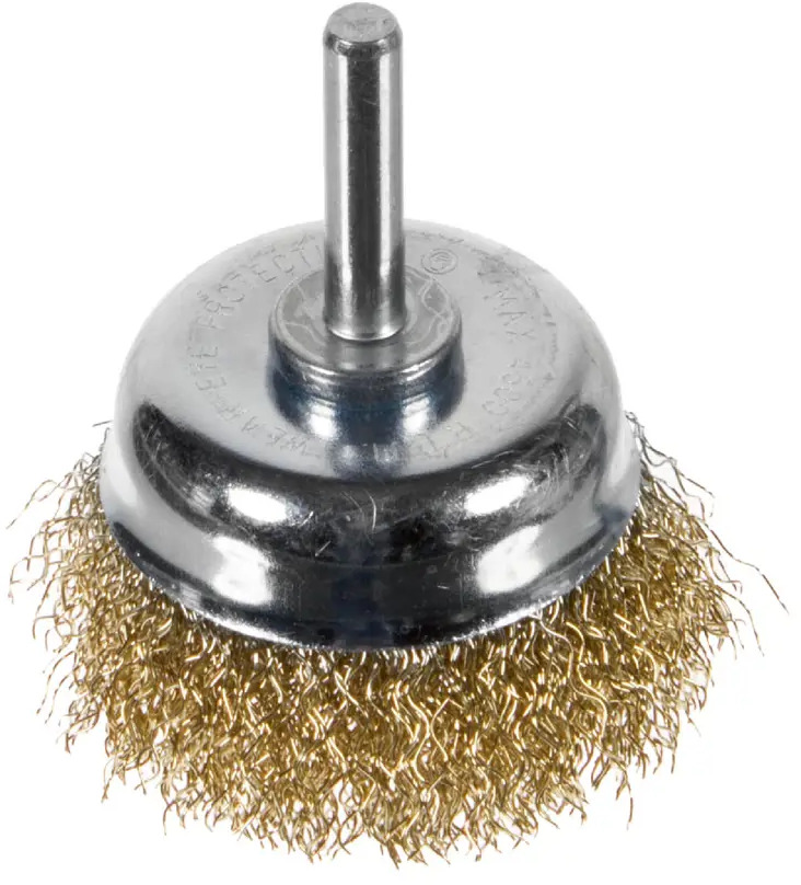 Чашечная щетка Dexter 50 мм для эффективной очистки металла 17410364