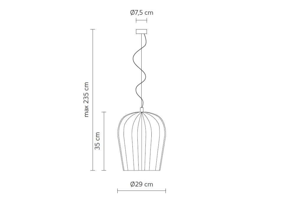 Керамический подвесной светильник Karman ARCH-00021447 - Вид №7
