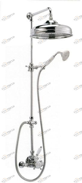 BLEU PROVENCE Настенная термостатическая душевая стойка из латуни с ручным душем Rubinetti per doccia sun-id-1433613