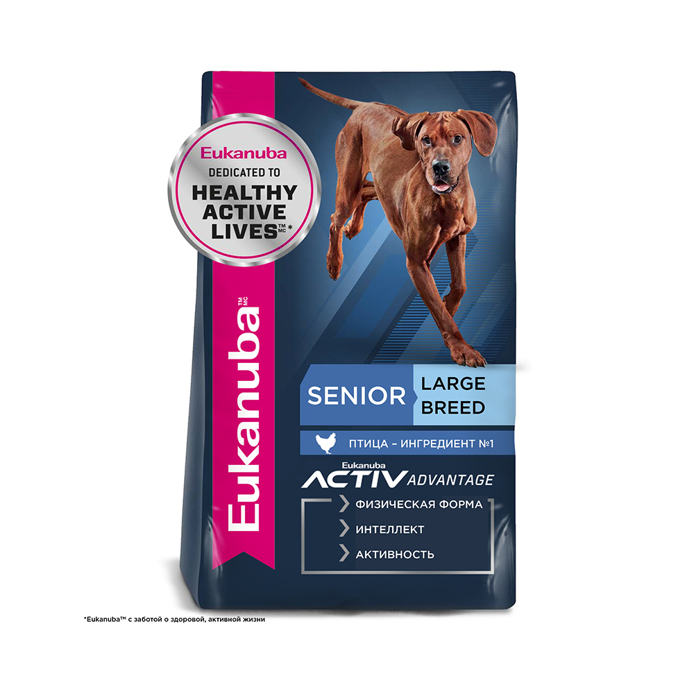 ПР0033065 Корм для собак для крупных пород старше 6 лет сух. 15кг Eukanuba 