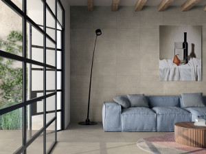 Пол / керамогранит с эффектом цемента