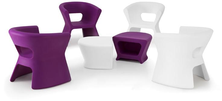 VONDOM Садовое кресло из полиэтилена Pal sun-id-1429437 - Вид №1