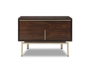 Деревянная прямоугольная тумбочка с ящиками